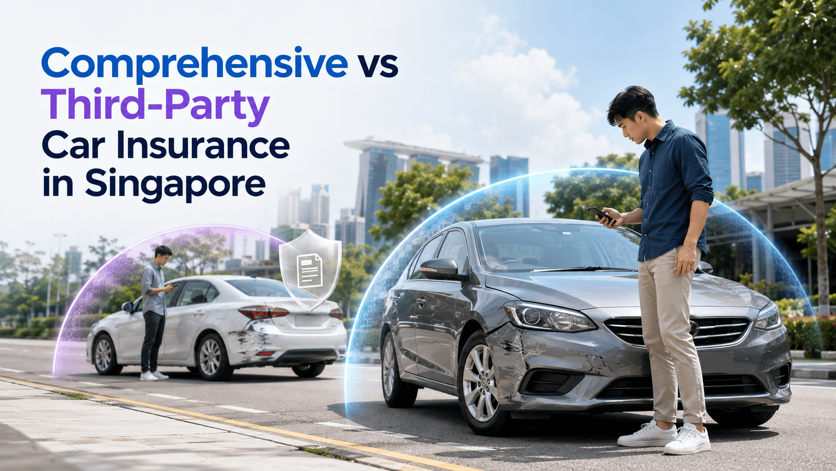 Comparing comprehensive and third-party car insurance options in Singapore